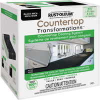 Countertop Transformations<sup>®</sup> Mica Countertop Coating System, 1.42 L, Kit, Black KQ450 | Rideout Tool & Machine Inc.