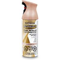 Couche de fond et rev&ecirc;tement perl&eacute; &agrave; vaporiser Universal, Rose champagne, M&eacute;tallique, Canette a&eacute;rosol Rideout Tool & Machine Inc.