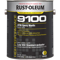 9100 System DTM Epoxy Mastic Standard 250 VOC Activator, Gallon Rideout Tool & Machine Inc.