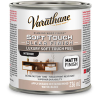 Rev&ecirc;tement &agrave; fini diamant pour bois Varathane, 236 ml, Transparent, Mat Rideout Tool & Machine Inc.