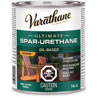 Rev&ecirc;tement &agrave; fini diamant pour bois Varathane, 946 ml, Transparent, Semi-brillant Rideout Tool & Machine Inc.