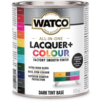 Watco&reg; All In One Lacquer + Colour Dark Tint Base, 946 ml, Dark Tint Base, High-Gloss Rideout Tool & Machine Inc.