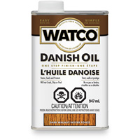 Watco&reg; Danish Oil, 947 ml, Dark Walnut, Transparent Rideout Tool & Machine Inc.