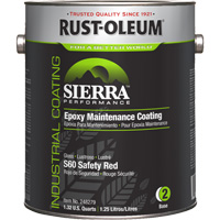 Composant de base du rev&ecirc;tement dentretien pour plancher Sierra Performance S60, 1 gal., &agrave; l'eau, Brillant, Rouge Rideout Tool & Machine Inc.