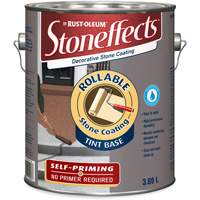 Stoneffects™ Rollable Stone Coating, 3.69 L, Water-Based, Very Flat, Tint Base KR358 | Rideout Tool & Machine Inc.