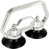 Vacuum Cups - Heavy-Duty Double Cup, 30 lbs. Capacity, 3", Pull-bar, 7" Handle Length Rideout Tool & Machine Inc.
