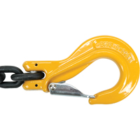 Chain Slings, 80 Chain, Double Legs, Oblong & Grab Hooks, 5/8" x 5' Rideout Tool & Machine Inc.