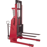 Hydraulic Stacker, Electric Operated, 1500 lbs. Capacity, 96" Max Lift Rideout Tool & Machine Inc.