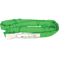 Round Slings, Green, 2" W x 4' L, 6000 lbs. Vertical Load Rideout Tool & Machine Inc.