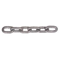 Hot-Dipped Galvanized Chains, Carbon Steel, 5/8" x 150' (45.7 m) L, Grade 30, 6900 lbs. (3.45 tons) Load Capacity LU521 | Rideout Tool & Machine Inc.