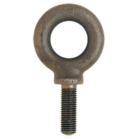 Eye Bolt, 71.50 mm Dia., 51 mm L, Uncoated Natural Finish, 4708 lbs. (2.354 tons) Capacity LU708 | Rideout Tool & Machine Inc.