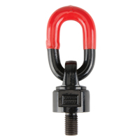 Anneaux de treuil de levage pivotant, 1/4", Longueur du filetage 13 mm, Acier alli&eacute; Rideout Tool & Machine Inc.