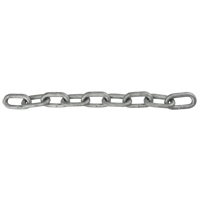 Straight Link Chain, Low Carbon Steel, 1" x 100' (30.4 m) L, Grade 30, 17900 lbs. (8.95 tons) Load Capacity Rideout Tool & Machine Inc.
