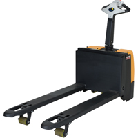 Fully Powered Electric Pallet Truck, 3000 lbs. Cap., 47" L x 25" W LV534 | Rideout Tool & Machine Inc.