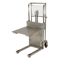 Hefti-Lift Load Stacker, Foot Pump Operated, 450 lbs. Capacity, 45-5/8" Max Lift Rideout Tool & Machine Inc.