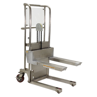 Hefti-Lift Load Stacker, Foot Pump Operated, 450 lbs. Capacity, 45-5/8" Max Lift Rideout Tool & Machine Inc.