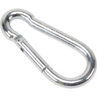 Zinc Plated Snap Hook, 500 lbs (0.25 tons) Working Load Limit, 5/16" Size, 1/2" Eye LW275 | Rideout Tool & Machine Inc.
