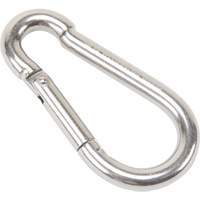 Stainless Steel Snap Hook, 500 lbs (0.25 tons) Working Load Limit, 5/16" Size, 1/2" Eye LW276 | Rideout Tool & Machine Inc.