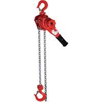 VQ Super Series Lever Hoist, 5' Lift, 3500 lbs. (1.75 tons) Capacity, Grade 100 Alloy Chain Rideout Tool & Machine Inc.