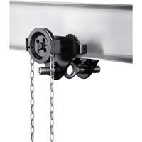 HTG Geared Clevis Trolley, 4409 lbs. (2 tons) Capacity, 2-39/64" - 8-43/64" Rideout Tool & Machine Inc.