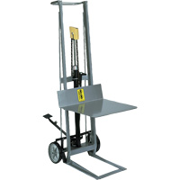 Hydraulic Platform Lift Stacker, Foot Pump Operated, 400 lbs. Capacity, 40" Max Lift Rideout Tool & Machine Inc.