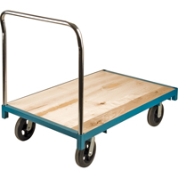Chariot &agrave; plateforme robuste, 48" lo x 30" la, Capacit&eacute; de 2000 lb, Roues en Caoutchouc Rideout Tool & Machine Inc.