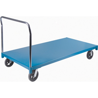 Heavy-Duty Platform Truck, 72" L x 36" W, 2000 lbs. Capacity, Rubber Casters Rideout Tool & Machine Inc.