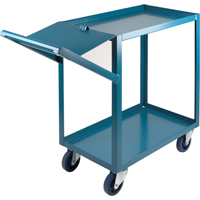 Order Picking Carts, 36" H x 18" W x 46" D, 2 Shelves, 1200 lbs. Capacity MB440 | Rideout Tool & Machine Inc.