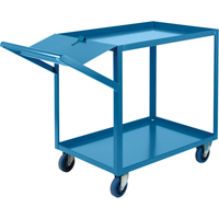 Order Picking Carts, 36" H x 24" W x 52" D, 2 Shelves, 1200 lbs. Capacity MB441 | Rideout Tool & Machine Inc.