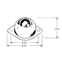 Billes de manutention en acier Rideout Tool & Machine Inc.