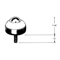 Billes de manutention en acier Rideout Tool & Machine Inc.