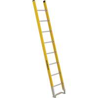 Single Section Straight Ladder - 6100 Series, 8', Fibreglass, 375 lbs., CSA Grade 1AA MF380 | Rideout Tool & Machine Inc.