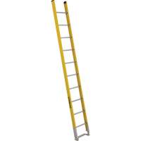 Single Section Straight Ladder - 6100 Series, 10', Fibreglass, 375 lbs., CSA Grade 1AA MF381 | Rideout Tool & Machine Inc.