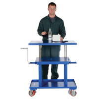 Table &eacute;l&eacute;vatrice hydraulique, 24" lo x 36" la, Acier, Capacit&eacute; 2000 lb Rideout Tool & Machine Inc.