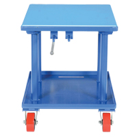 Hydraulic Lift Table, 24" L x 36" W, Steel, 2000 lbs. Capacity MF978 | Rideout Tool & Machine Inc.