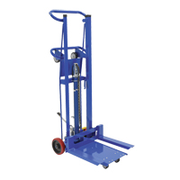 Empileur &agrave; plateforme, M&eacute;canisme Pompe au pied, Capacit&eacute; de 750 lb, Levage max de 52" Rideout Tool & Machine Inc.