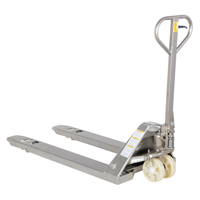 Pallet Truck, Stainless Steel, 48" L x 27" W, 5500 lbs. Capacity MF998 | Rideout Tool & Machine Inc.