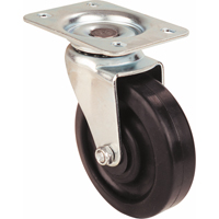 Light-Duty Caster, Swivel, 3" (76 mm), Polyolefin, 250 lbs. (113 kg.) Rideout Tool & Machine Inc.