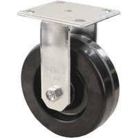 Roulettes robustes EMaxx &agrave; cheville, Fixe, 6" (152,4 mm), Ph&eacute;nolique, 1200 lb (544,3 kg) Rideout Tool & Machine Inc.