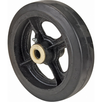 Rubber Wheels, 8" (203 mm) Dia. x 2" (51 mm) W, 600 lbs. (272 kg.) Capacity MH297 | Rideout Tool & Machine Inc.