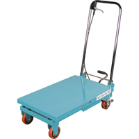 Heavy-Duty Hydraulic Scissor Lift Table, 27-1/2" L x 17-3/4" W, Steel, 330 lbs. Capacity Rideout Tool & Machine Inc.