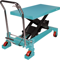 Heavy-Duty Hydraulic Scissor Lift Table, 40" L x 20-1/8" W, Steel, 2200 lbs. Capacity Rideout Tool & Machine Inc.