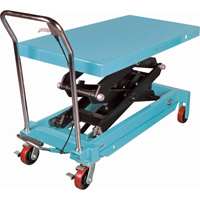 Heavy-Duty Hydraulic Scissor Lift Table, 48" L x 24" W, Steel, 1545 lbs. Capacity Rideout Tool & Machine Inc.