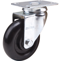 Caster, Swivel, 4" (101.6 mm), Polyolefin, 250 lbs. (113 kg.) Rideout Tool & Machine Inc.