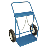 Chariots pour bouteilles de gaz, Roues Pneumatique, Base de 25" la x 13" lo, 400 lb Rideout Tool & Machine Inc.