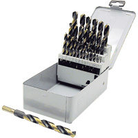 BG29RS Premium JET-KUT B & G Reduced Shank Drill Bit Set, 29 Pieces, High Speed Steel Rideout Tool & Machine Inc.