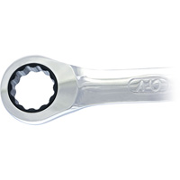Cl&eacute; mixte &agrave; cliquet &agrave; motif long non r&eacute;versible, 19 mm, Fini Ordinaire Rideout Tool & Machine Inc.