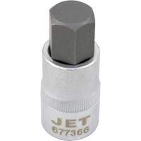 Bit Socket, Hex, 12 mm x 2" L, 1/2" Drive Rideout Tool & Machine Inc.