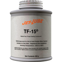 TF-15&reg; Metal-Free Thread Sealing Compound, Brush-Top Can, 227 ml, -46° C - 315° C/50° F - 600° F Rideout Tool & Machine Inc.