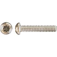 Pan Phillips HD Machine Screws, #8 x 3" L, Zinc Plated Rideout Tool & Machine Inc.